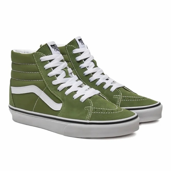 Vans Other - Vans Men's Olive Green High-Top Sneakers